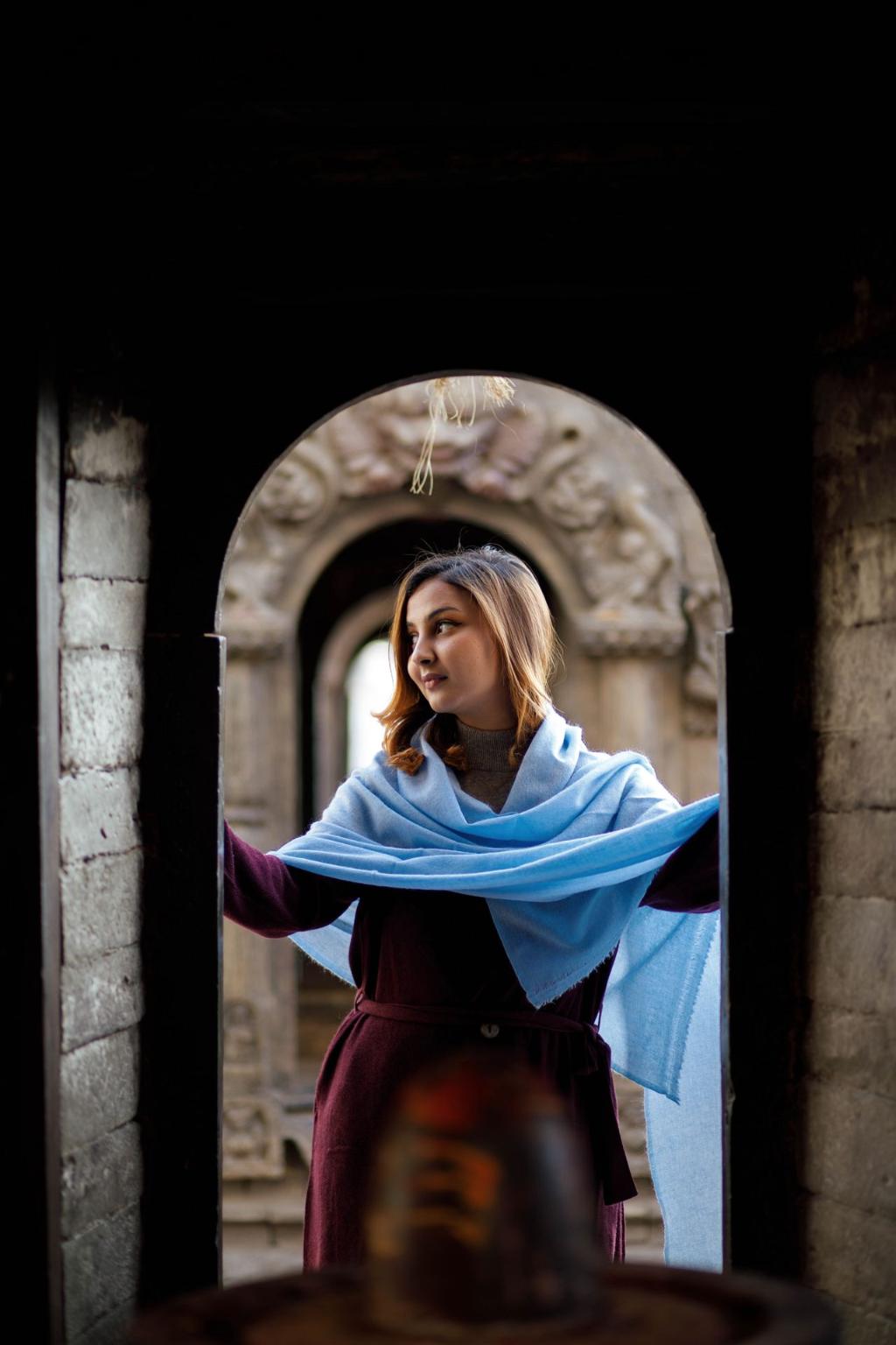 Premium cashmere scarf by Navadurga Cashmere Nepal