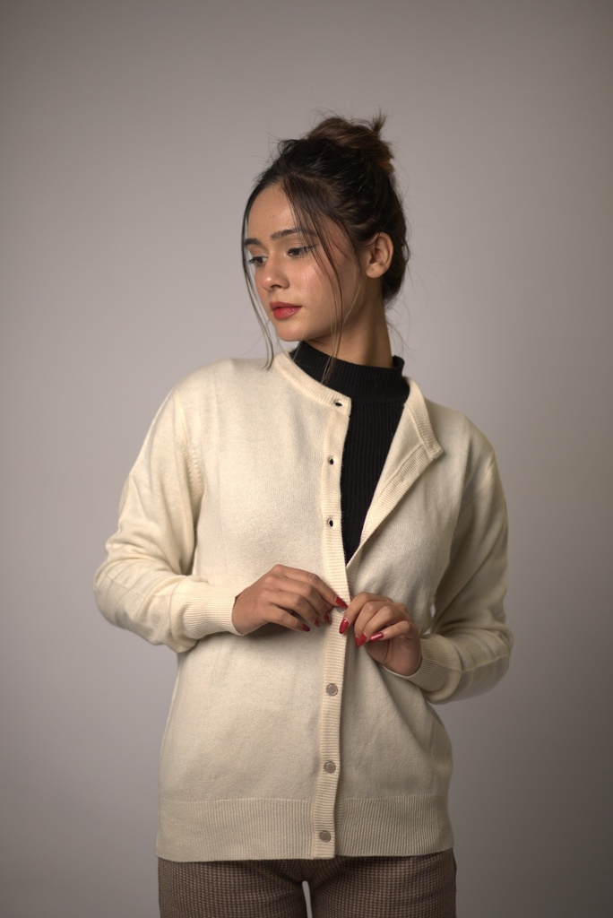 R. LADIES CARDIGAN PLAIN (AWB)