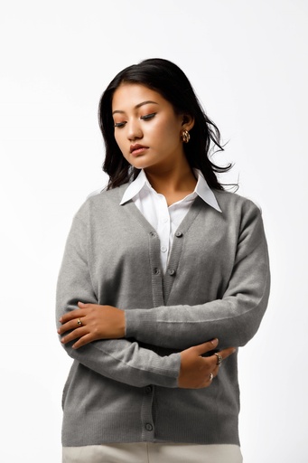 V. LADIES CARDIGAN PLAIN (AWB)