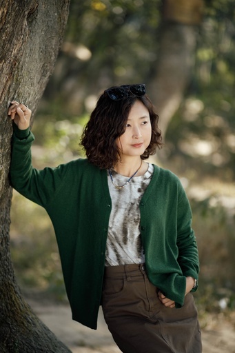 V. LADIES CARDIGAN PLAIN (WHITE)