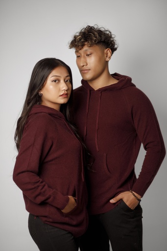 PLAIN HOODIE PLAIN (WHITE)